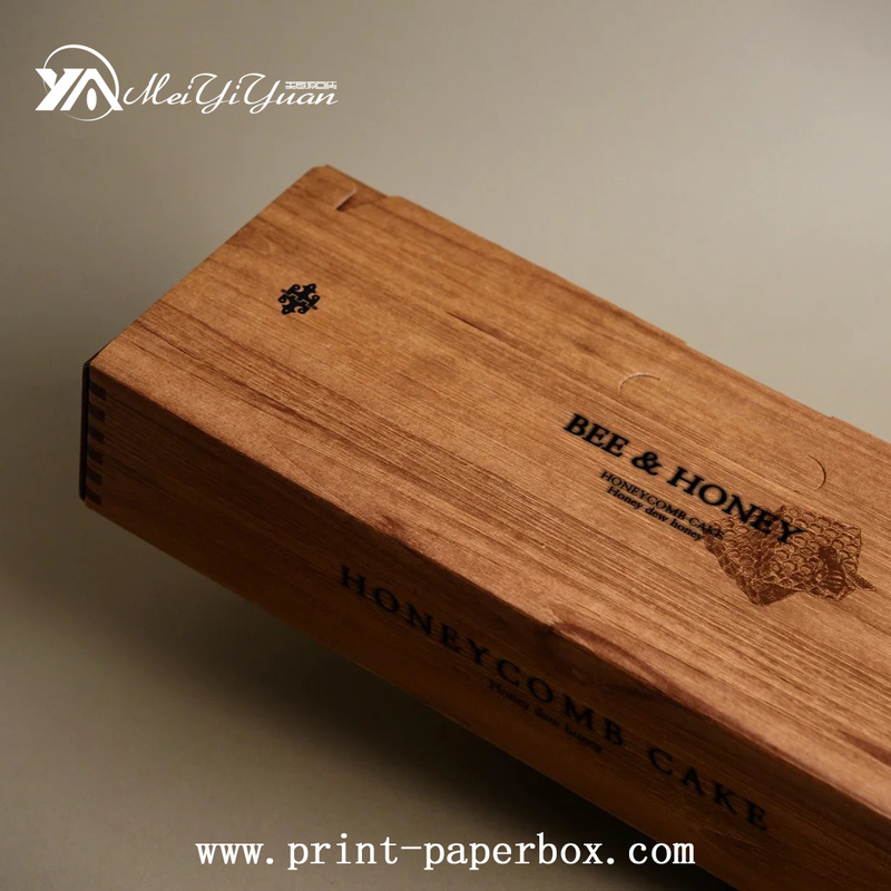 Kraft Paper Wooden Box
