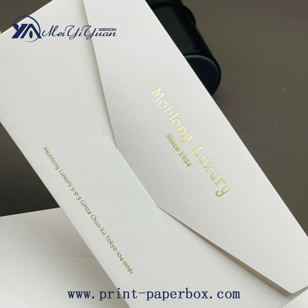 The envelope is embossed with cloth and gilded.