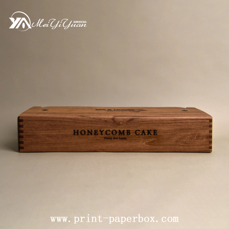 Kraft Paper Wooden Box