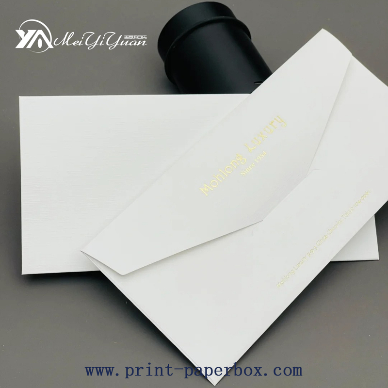 The envelope is embossed with cloth and gilded.