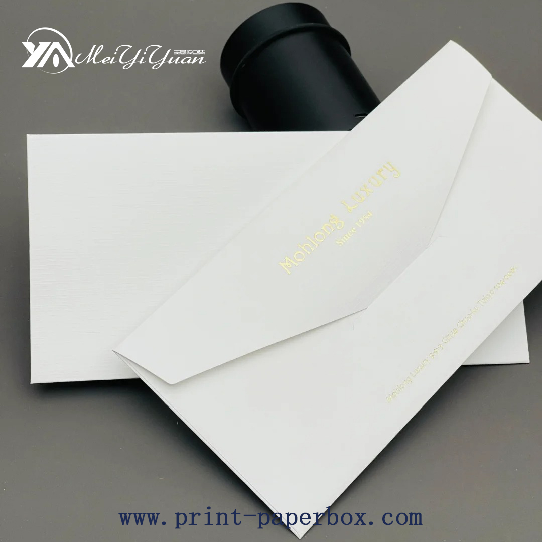 The envelope is embossed with cloth and gilded.