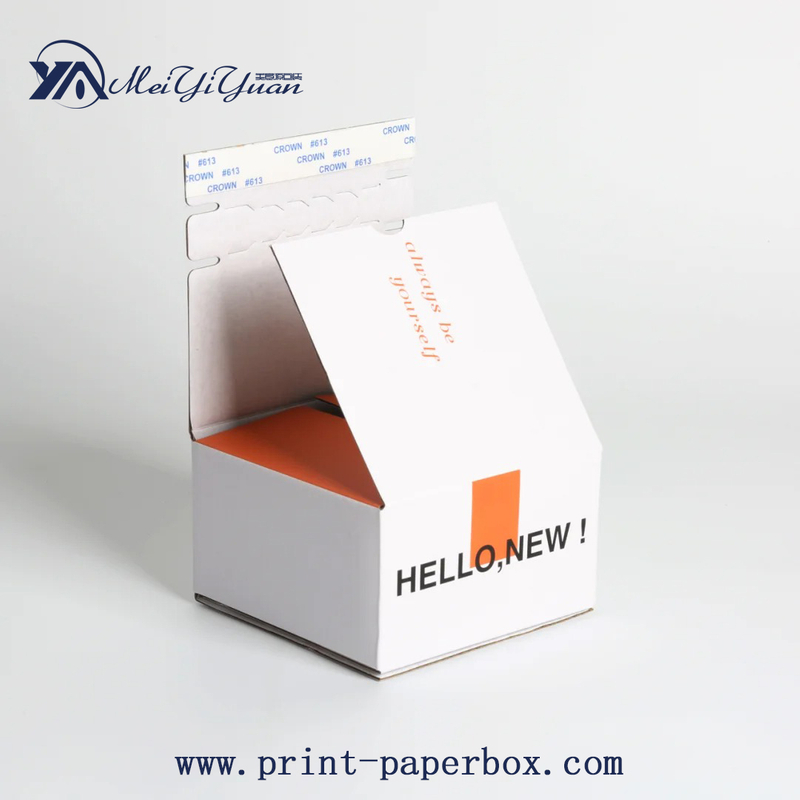 Color extra-hard corrugated zipper packaging box