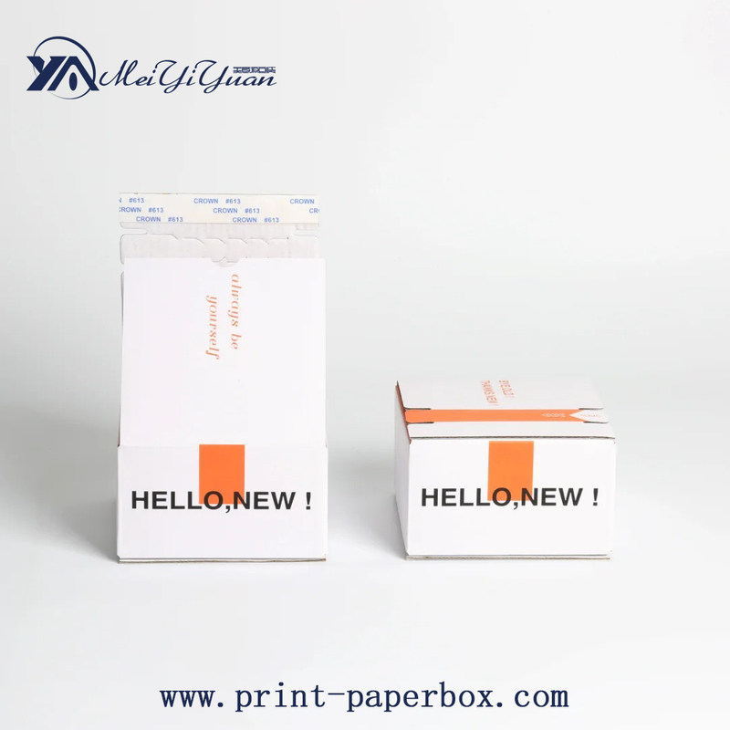 Color extra-hard corrugated zipper packaging box