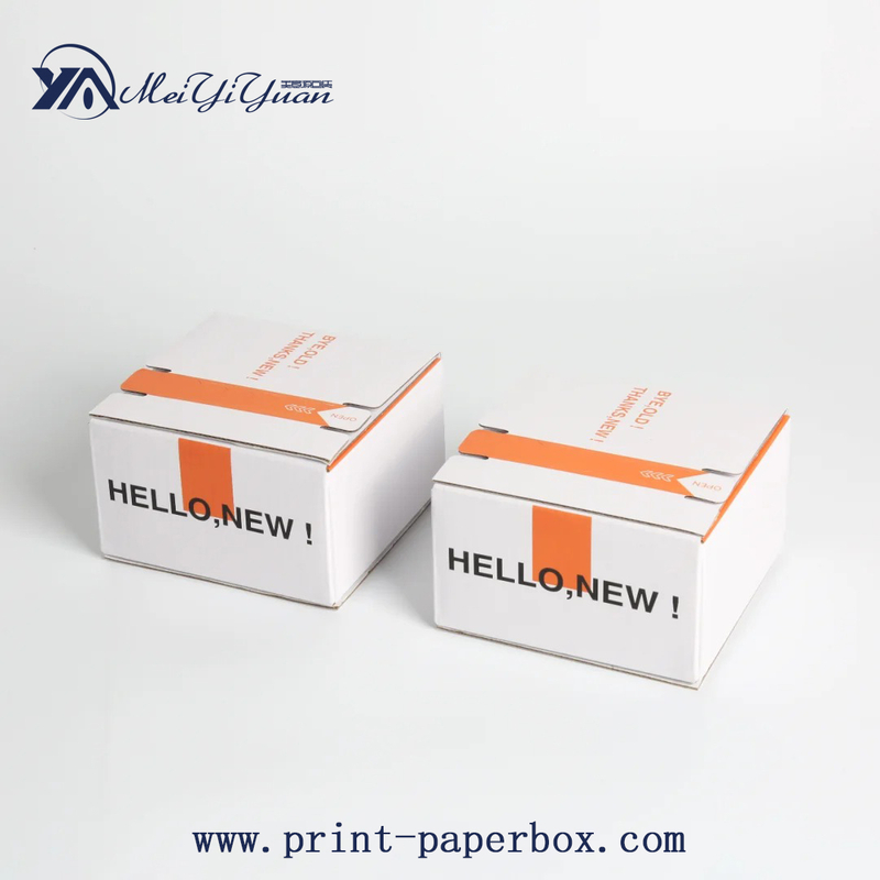 Color extra-hard corrugated zipper packaging box