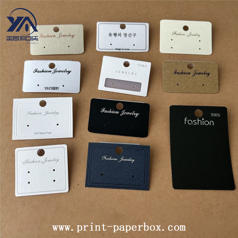 Exquisite jewelry paper card