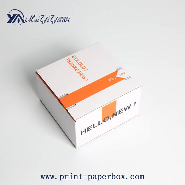 Color extra-hard corrugated zipper packaging box