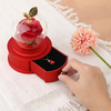 Round Jewelry Box with Rose Drawer