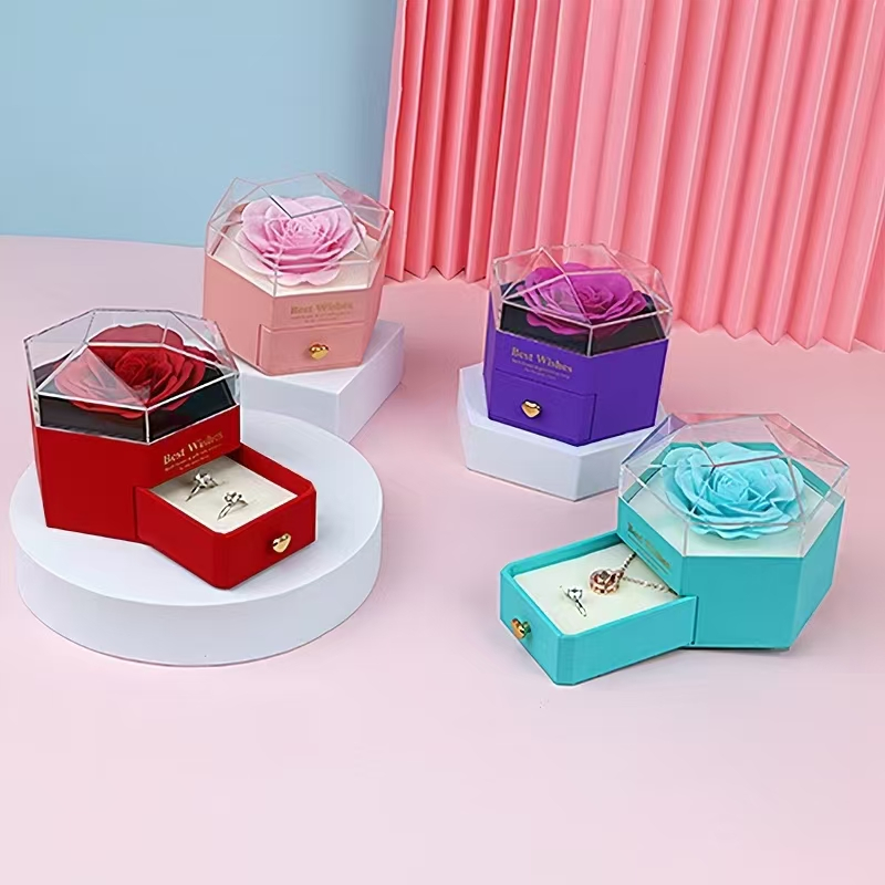 High-grade Diamond Drawer Jewelry Box