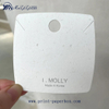 Pure White Vanilla Paper Card