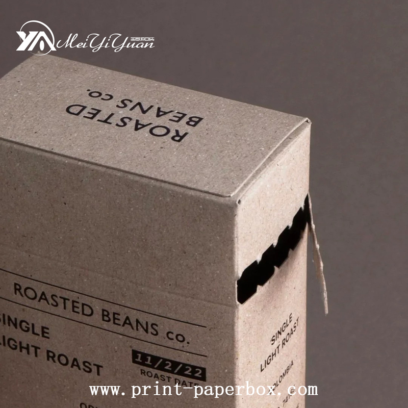 Tearing box zipper packaging box
