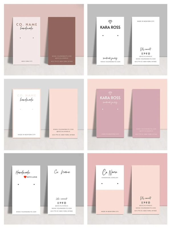 Necklace Card/ring Card/earring Card/stud Card/earring Card