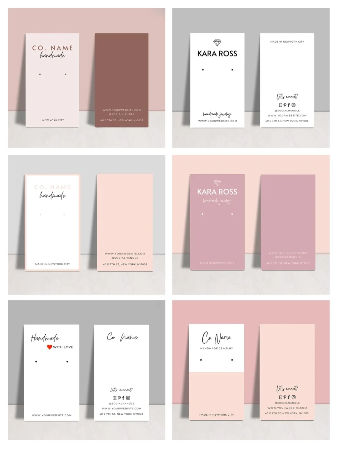 Necklace Card/ring Card/earring Card/stud Card/earring Card