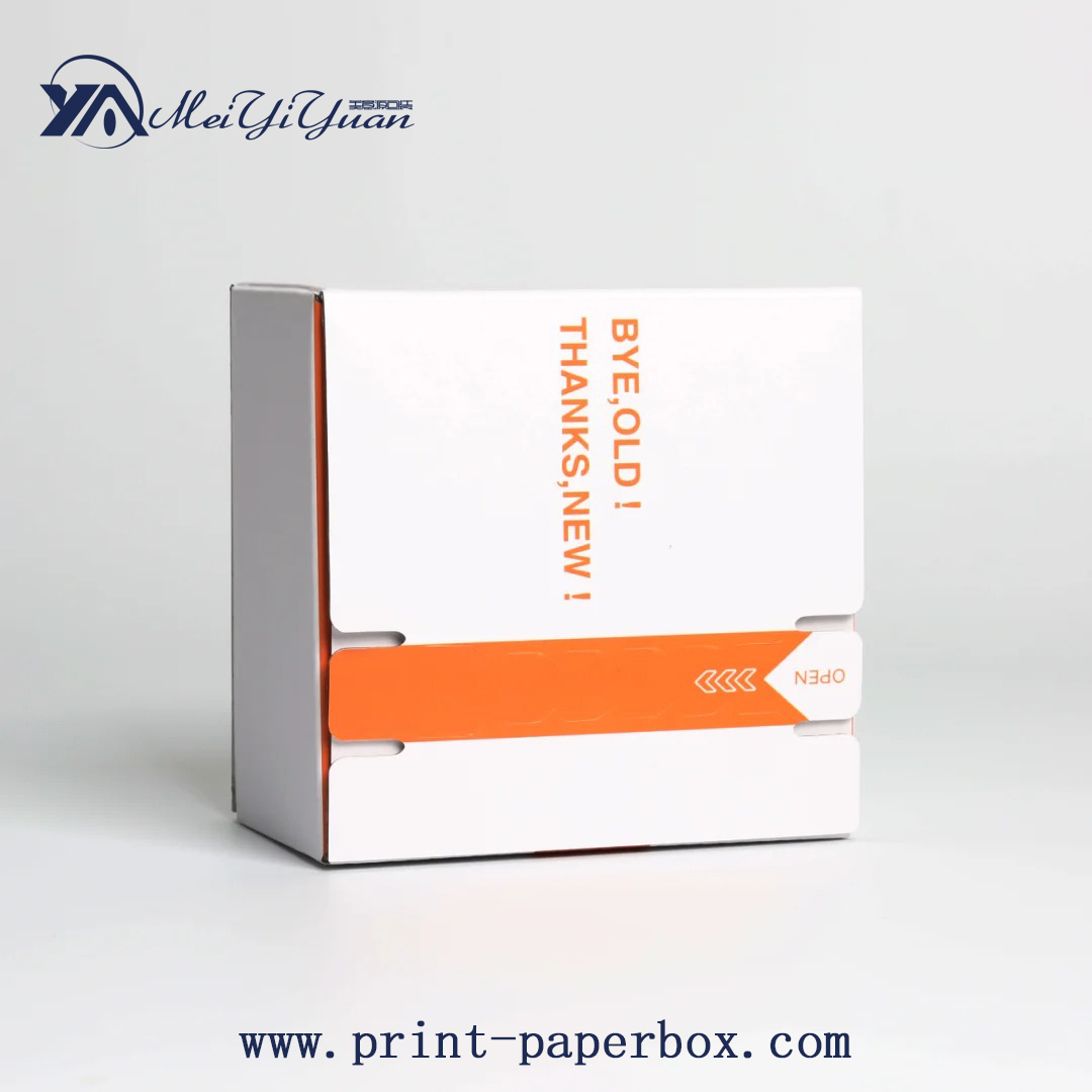 Color extra-hard corrugated zipper packaging box
