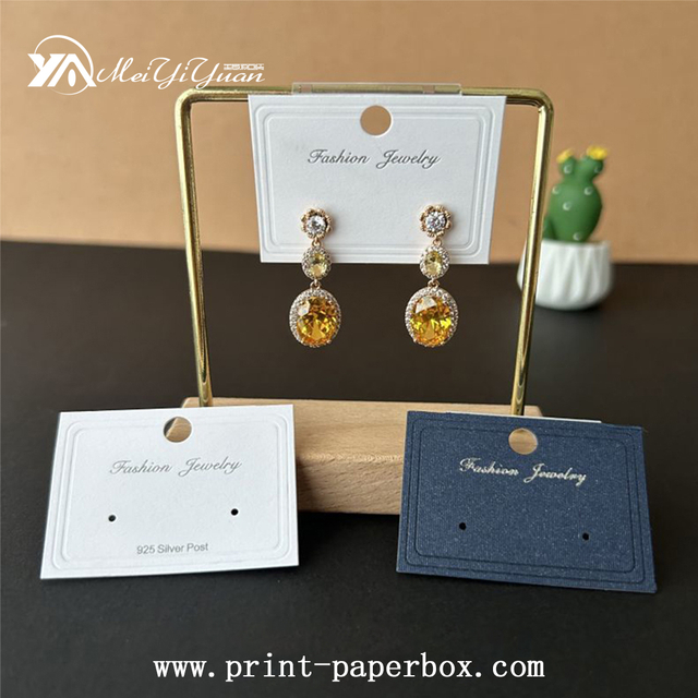 Exquisite jewelry paper card
