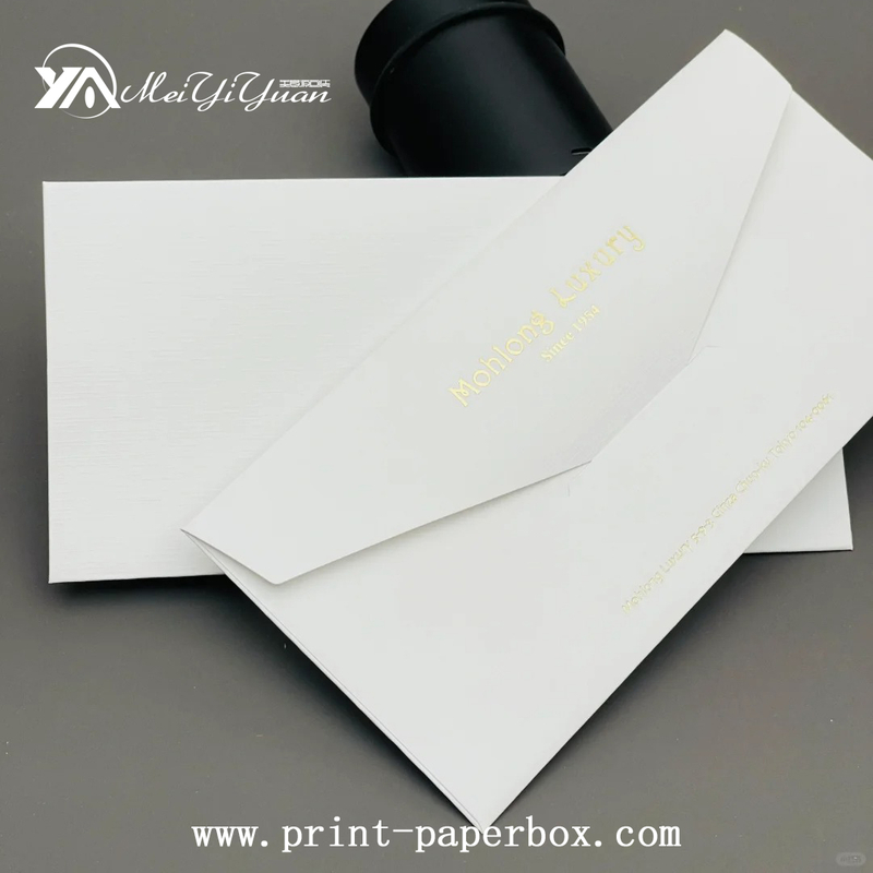 The envelope is embossed with cloth and gilded.