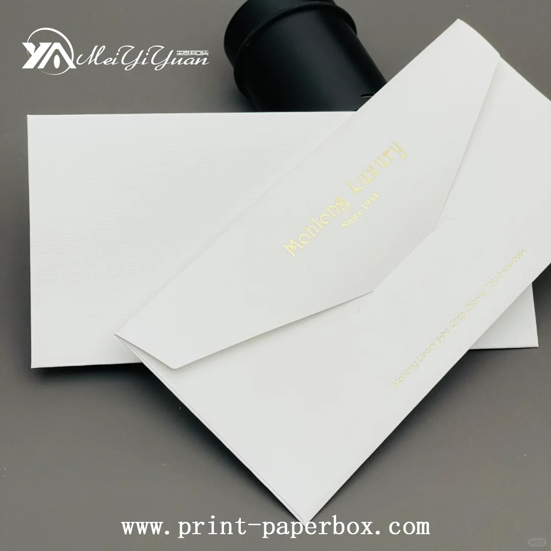 The envelope is embossed with cloth and gilded.