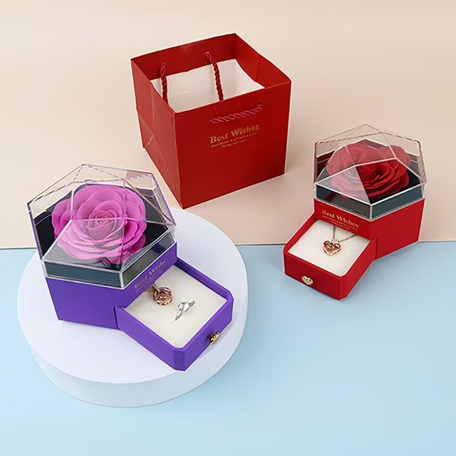 High-grade Diamond Drawer Jewelry Box