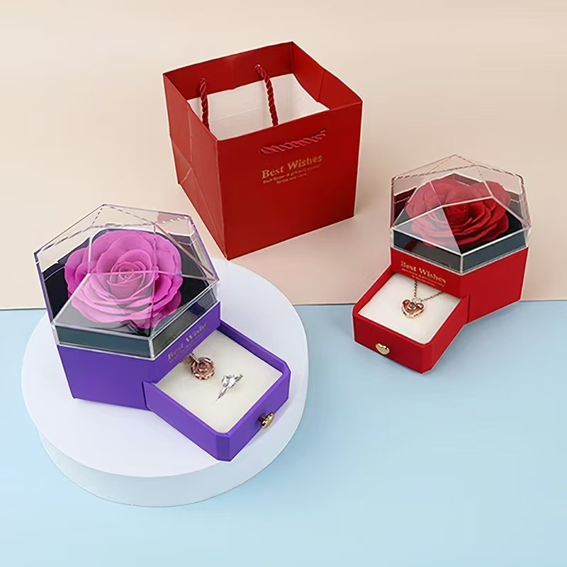 High-grade Diamond Drawer Jewelry Box